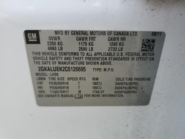 Photo 11 VIN: 2GKALUEK2C6126695 - GMC TERRAIN 