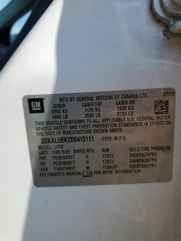 Photo 12 VIN: 2GKALUEK2D6415111 - GMC TERRAIN 