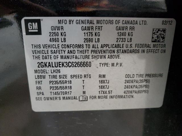 Photo 11 VIN: 2GKALUEK3C6266660 - GMC TERRAIN 