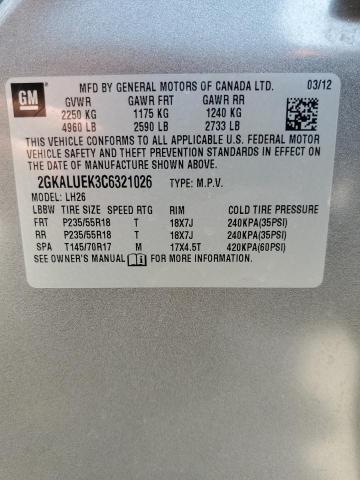 Photo 11 VIN: 2GKALUEK3C6321026 - GMC TERRAIN SL 