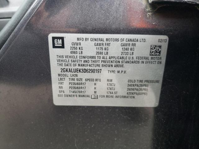 Photo 11 VIN: 2GKALUEK3D6290197 - GMC TERRAIN 