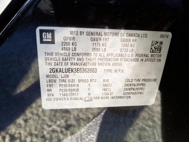 Photo 9 VIN: 2GKALUEK3E6362663 - GMC TERRAIN DE 