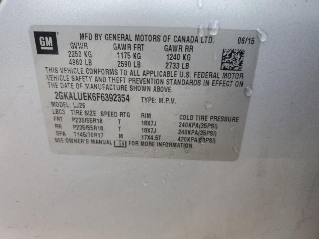 Photo 12 VIN: 2GKALUEK6F6392354 - GMC TERRAIN DE 