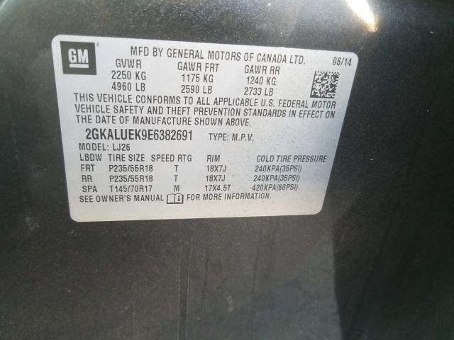 Photo 9 VIN: 2GKALUEK9E6382691 - GMC TERRAIN DE 