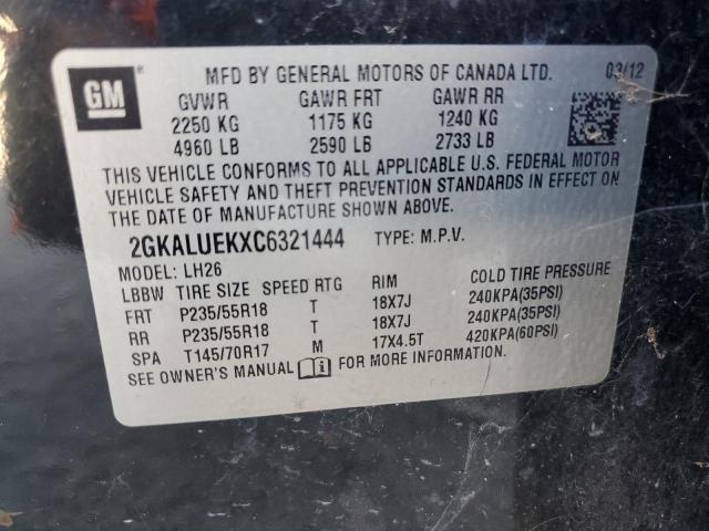 Photo 12 VIN: 2GKALUEKXC6321444 - GMC TERRAIN 