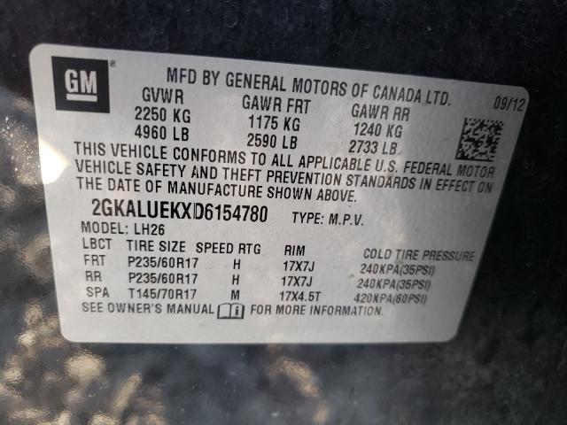 Photo 9 VIN: 2GKALUEKXD6154780 - GMC TERRAIN SL 