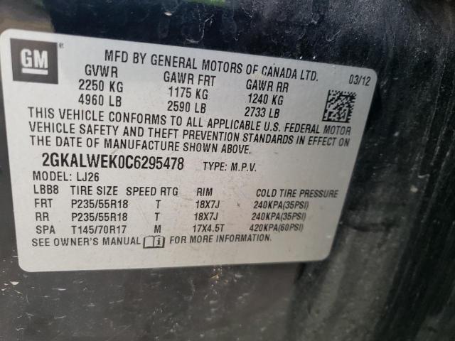 Photo 11 VIN: 2GKALWEK0C6295478 - GMC TERRAIN 