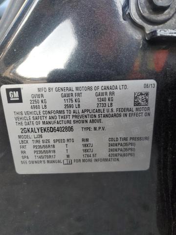 Photo 13 VIN: 2GKALYEK6D6402806 - GMC TERRAIN DE 