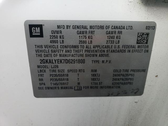 Photo 12 VIN: 2GKALYEK7D6291800 - GMC TERRAIN DE 