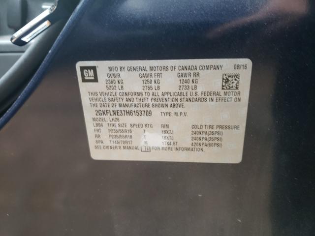 Photo 9 VIN: 2GKFLNE37H6153709 - GMC TERRAIN SL 