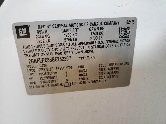 Photo 13 VIN: 2GKFLPE36G6262267 - GMC TERRAIN SL 