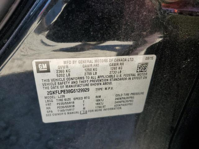 Photo 13 VIN: 2GKFLPE38G6129929 - GMC TERRAIN SL 