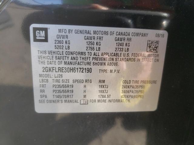 Photo 12 VIN: 2GKFLRE30H6172190 - GMC TERRAIN DE 