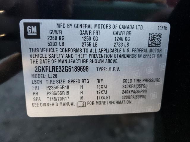 Photo 9 VIN: 2GKFLRE32G6189698 - GMC TERRAIN DE 