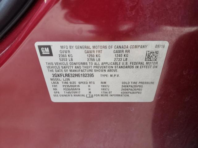 Photo 9 VIN: 2GKFLRE32H6182395 - GMC TERRAIN DE 