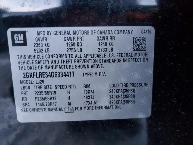 Photo 13 VIN: 2GKFLRE34G6334417 - GMC TERRAIN 