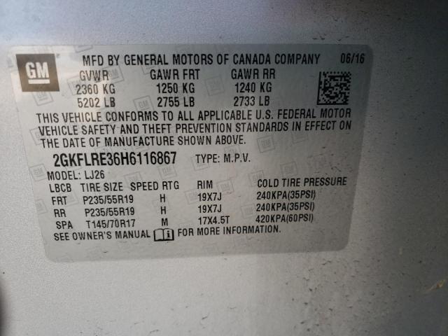 Photo 12 VIN: 2GKFLRE36H6116867 - GMC TERRAIN 