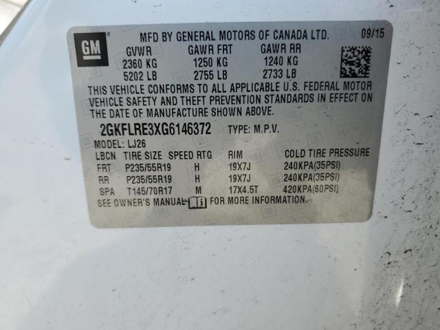 Photo 12 VIN: 2GKFLRE3XG6146372 - GMC TERRAIN DE 