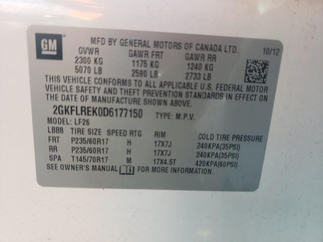 Photo 9 VIN: 2GKFLREK0D6177150 - GMC TERRAIN 