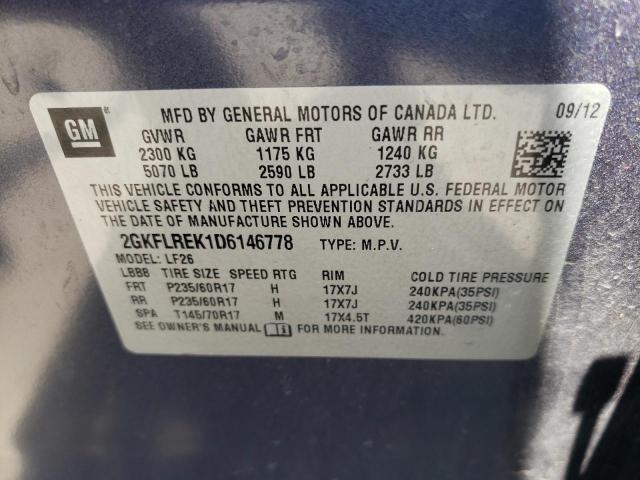 Photo 12 VIN: 2GKFLREK1D6146778 - GMC TERRAIN SL 