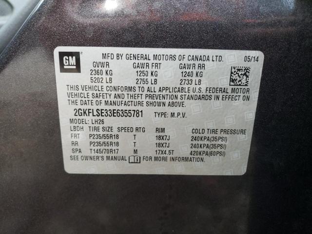 Photo 12 VIN: 2GKFLSE33E6355781 - GMC TERRAIN SL 