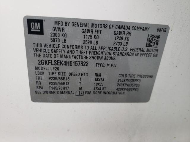 Photo 12 VIN: 2GKFLSEK4H6157822 - GMC TERRAIN SL 