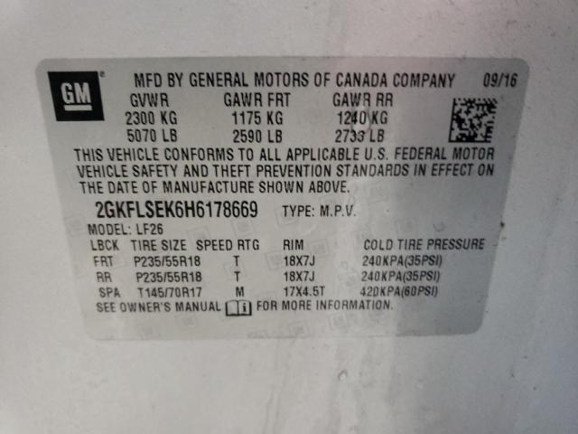 Photo 12 VIN: 2GKFLSEK6H6178669 - GMC TERRAIN 