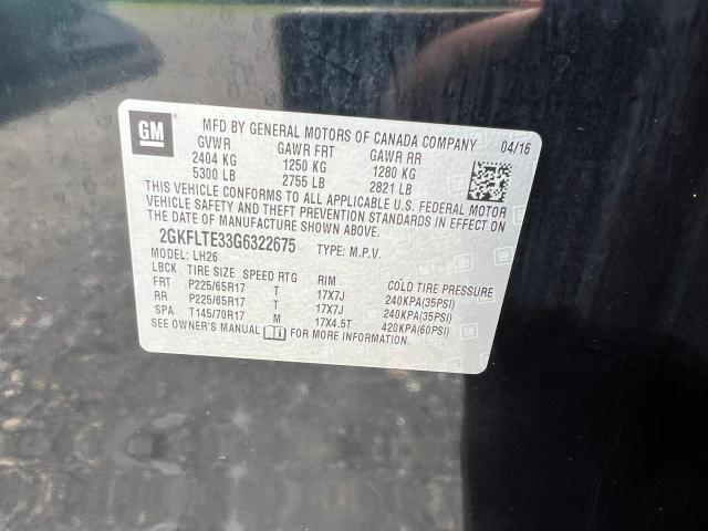 Photo 9 VIN: 2GKFLTE33G6322675 - GMC TERRAIN SL 