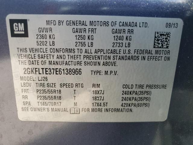 Photo 12 VIN: 2GKFLTE37E6138966 - GMC TERRAIN 