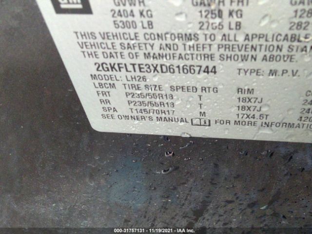 Photo 8 VIN: 2GKFLTE3XD6166744 - GMC TERRAIN 