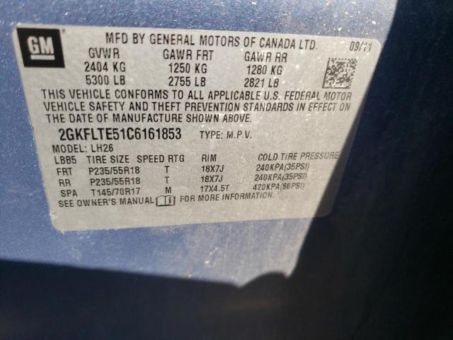 Photo 9 VIN: 2GKFLTE51C6161853 - GMC TERRAIN SL 