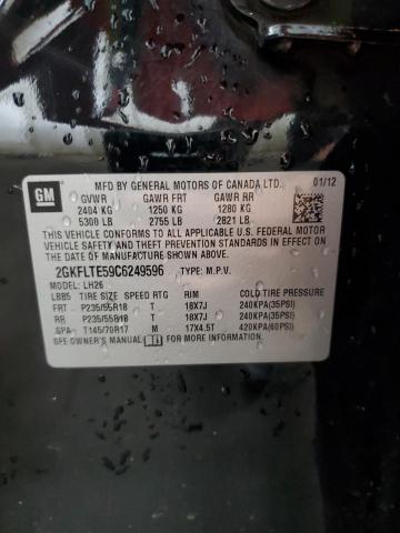 Photo 12 VIN: 2GKFLTE59C6249596 - GMC TERRAIN SL 