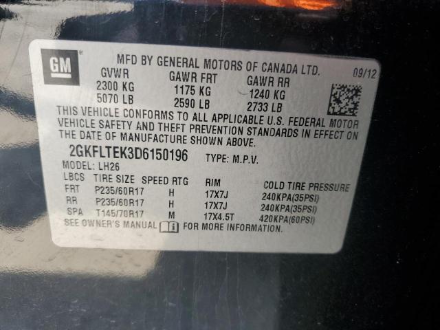 Photo 12 VIN: 2GKFLTEK3D6150196 - GMC TERRAIN 