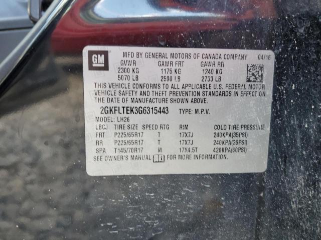 Photo 13 VIN: 2GKFLTEK3G6315443 - GMC TERRAIN 