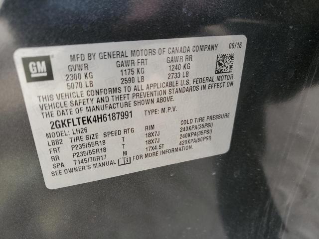 Photo 11 VIN: 2GKFLTEK4H6187991 - GMC TERRAIN 