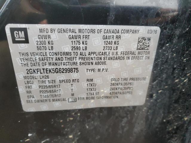 Photo 13 VIN: 2GKFLTEK5G6299875 - GMC TERRAIN 