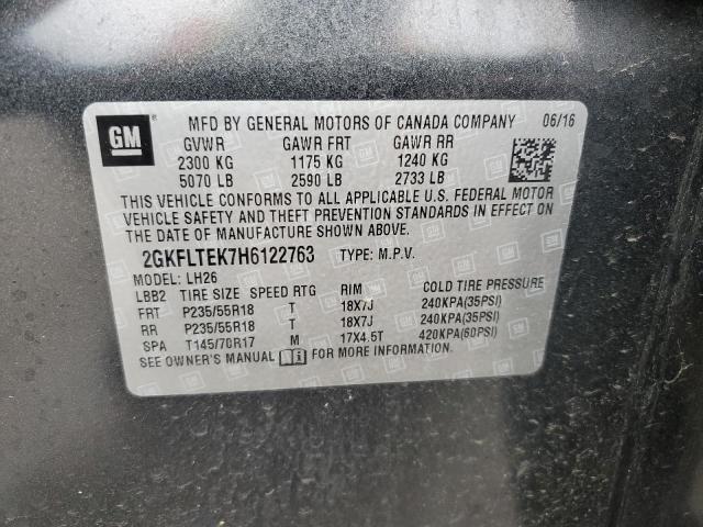 Photo 13 VIN: 2GKFLTEK7H6122763 - GMC TERRAIN SL 