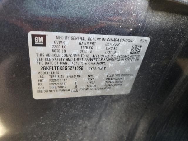 Photo 9 VIN: 2GKFLTEK8G6271360 - GMC TERRAIN SL 