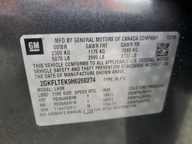 Photo 11 VIN: 2GKFLTEK9H6268274 - GMC TERRAIN 