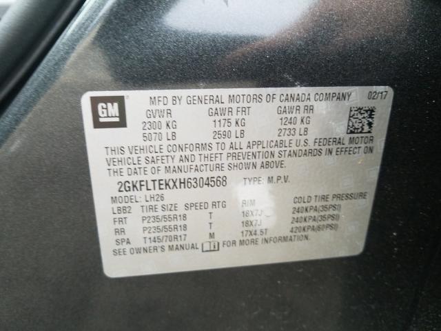 Photo 9 VIN: 2GKFLTEKXH6304568 - GMC TERRAIN SL 