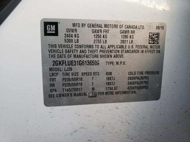 Photo 11 VIN: 2GKFLUE31G6136509 - GMC TERRAIN 