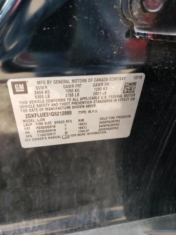 Photo 11 VIN: 2GKFLUE31G6212889 - GMC TERRAIN SL 