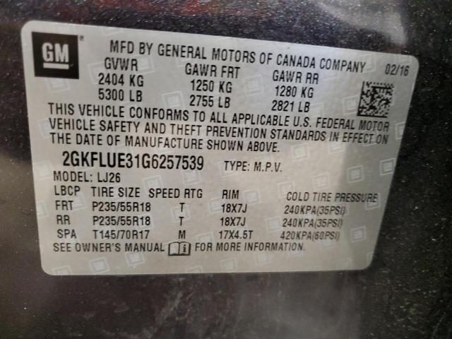 Photo 12 VIN: 2GKFLUE31G6257539 - GMC TERRAIN SL 