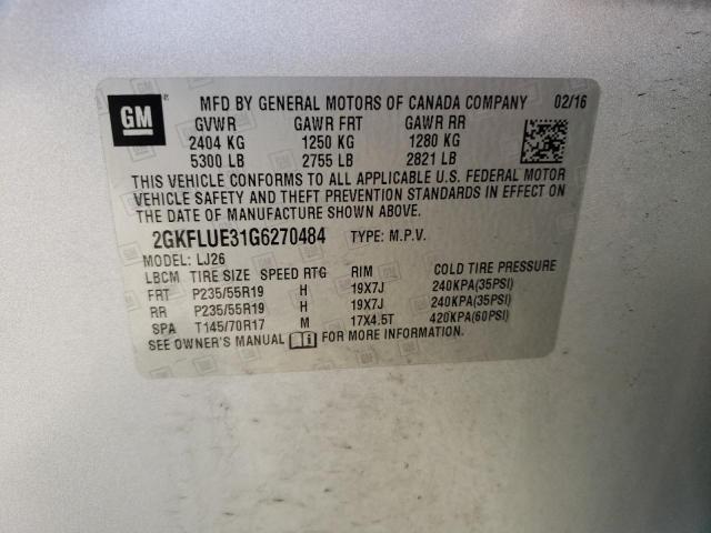 Photo 11 VIN: 2GKFLUE31G6270484 - GMC TERRAIN SL 