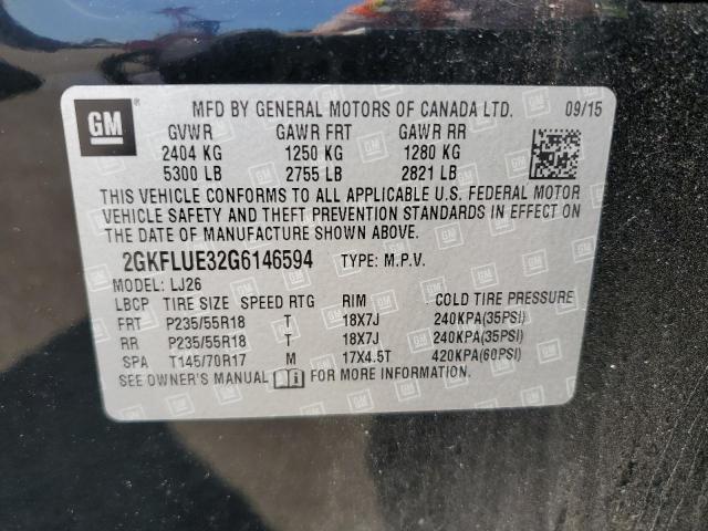 Photo 12 VIN: 2GKFLUE32G6146594 - GMC TERRAIN SL 