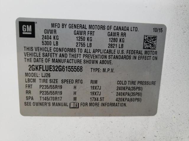 Photo 12 VIN: 2GKFLUE32G6155568 - GMC TERRAIN 