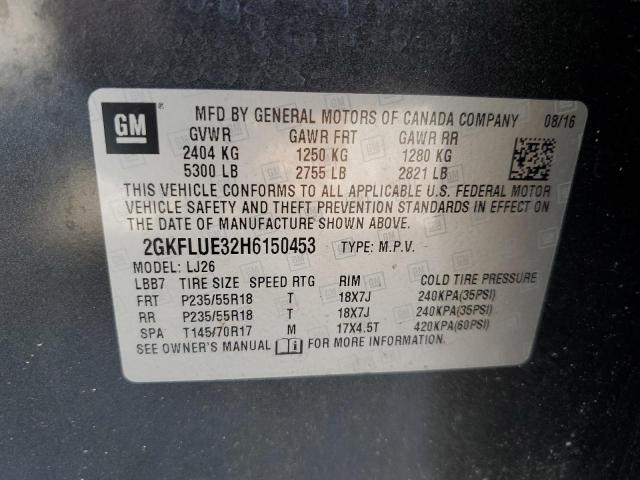 Photo 12 VIN: 2GKFLUE32H6150453 - GMC TERRAIN SL 