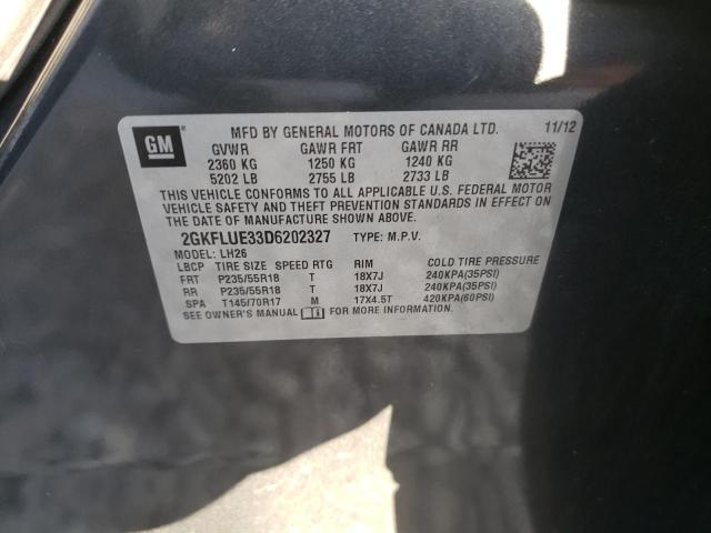 Photo 9 VIN: 2GKFLUE33D6202327 - GMC TERRAIN SL 