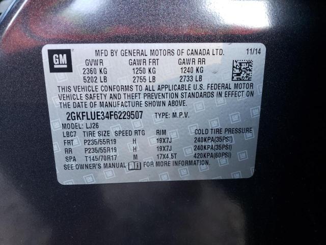 Photo 12 VIN: 2GKFLUE34F6229507 - GMC TERRAIN 