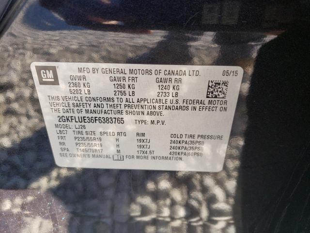 Photo 9 VIN: 2GKFLUE36F6383765 - GMC TERRAIN DE 